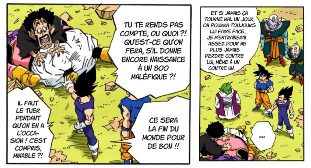 Mr Satan, Gros Buu et le groupe des héros