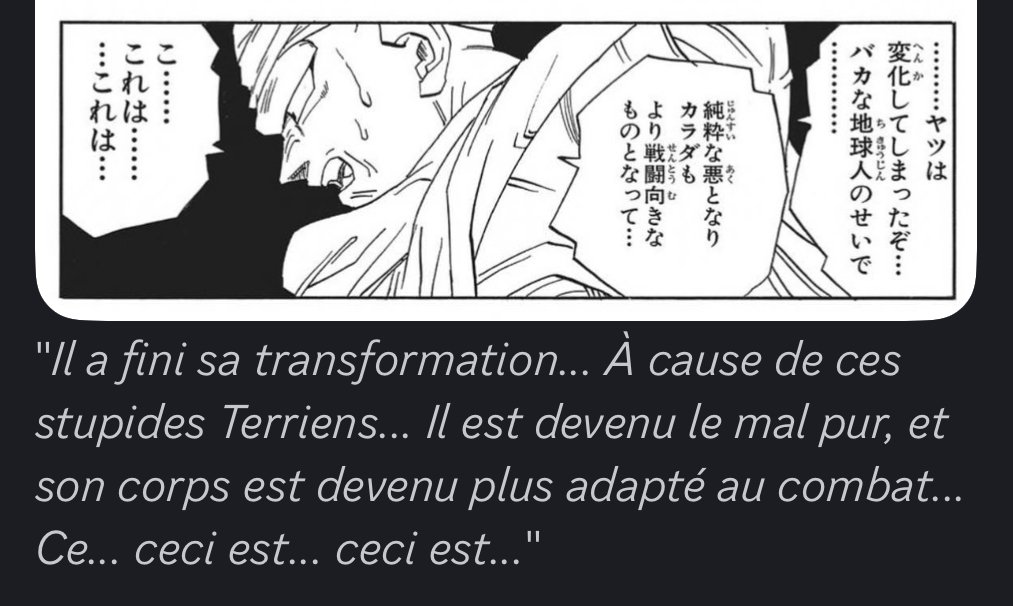 Piccolo décrit Super Buu