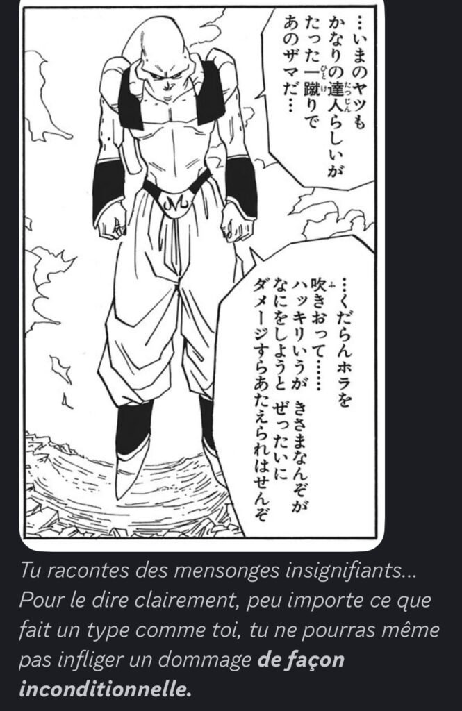 Buutenks face à Goku