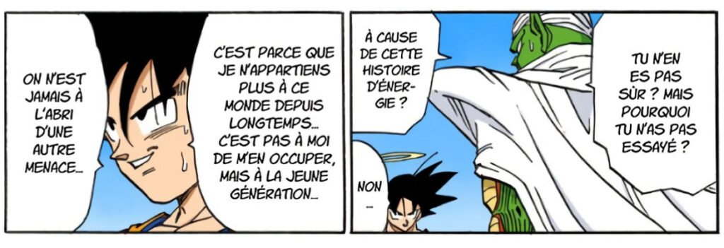 Goku face au gros Buu — fin de séquence
