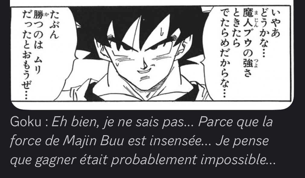 Suite — doutes de Goku