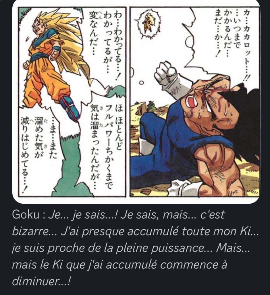 Découverte de la limite du SSJ3 dans l'autre monde