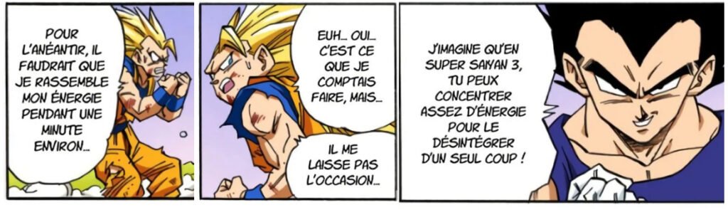 Comparaison avec Piccolo face à Raditz